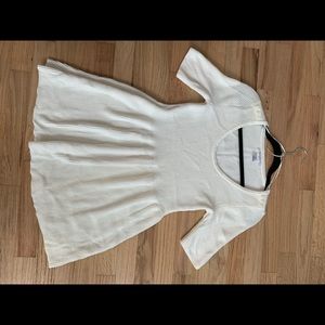 Motherhood Maternity Cream/white sweater top